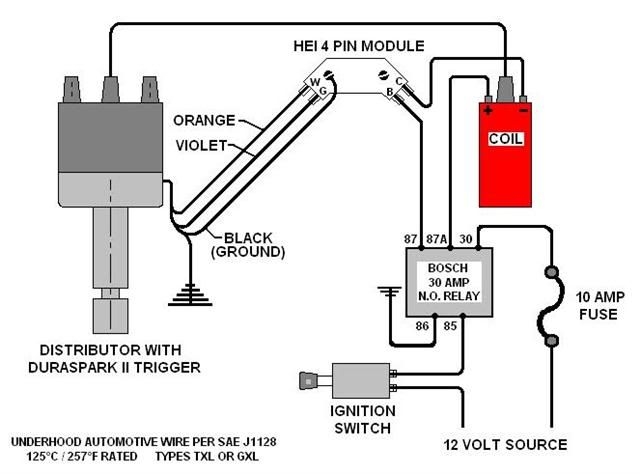 Distributor Coil Wiring
