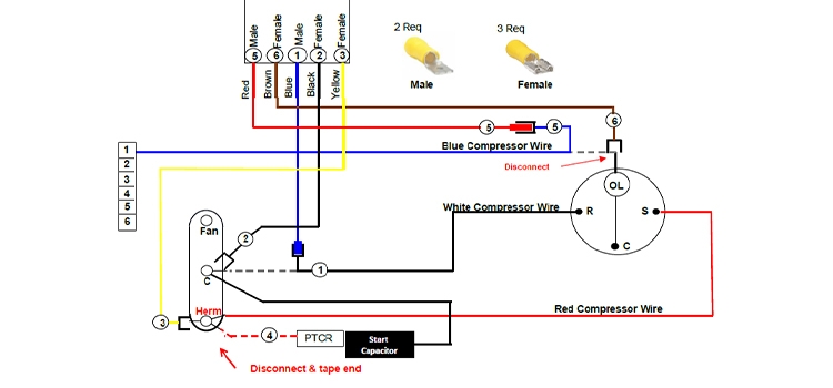 Dometic AC Capacitor Wiring Diagram Circuits Gallery