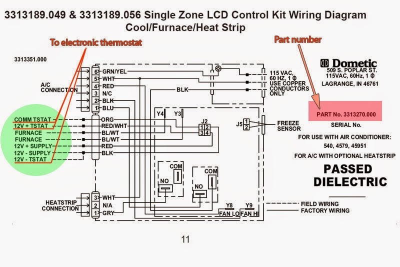 Dometico Wiring Diagram Therm Thermostat Dometic Capacitive