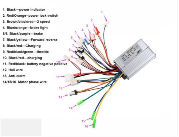 Ebike Controller Wiring Diagram