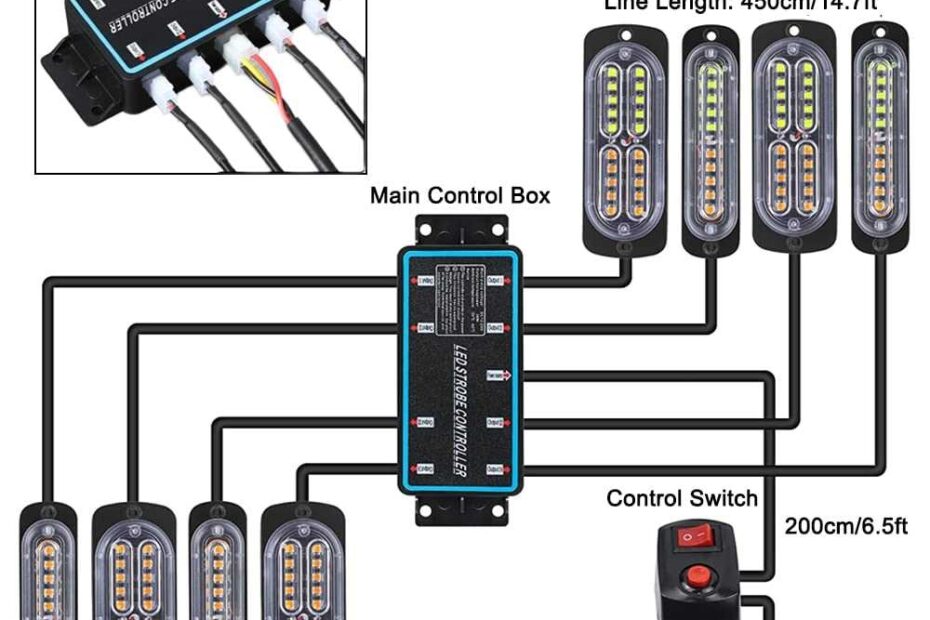 Ecco Strobe Light EZ0006 Controller Wiring Diagram