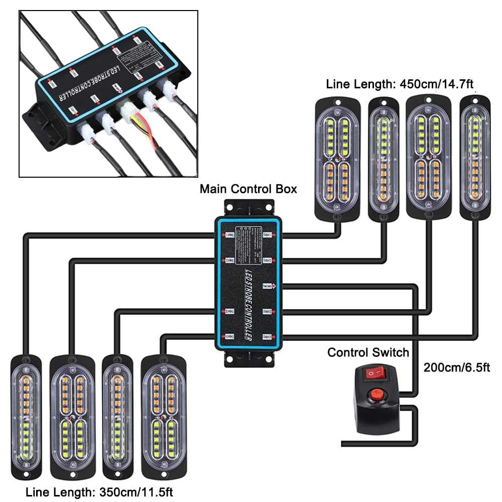 Ecco Strobe Light EZ0006 Controller Wiring Diagram