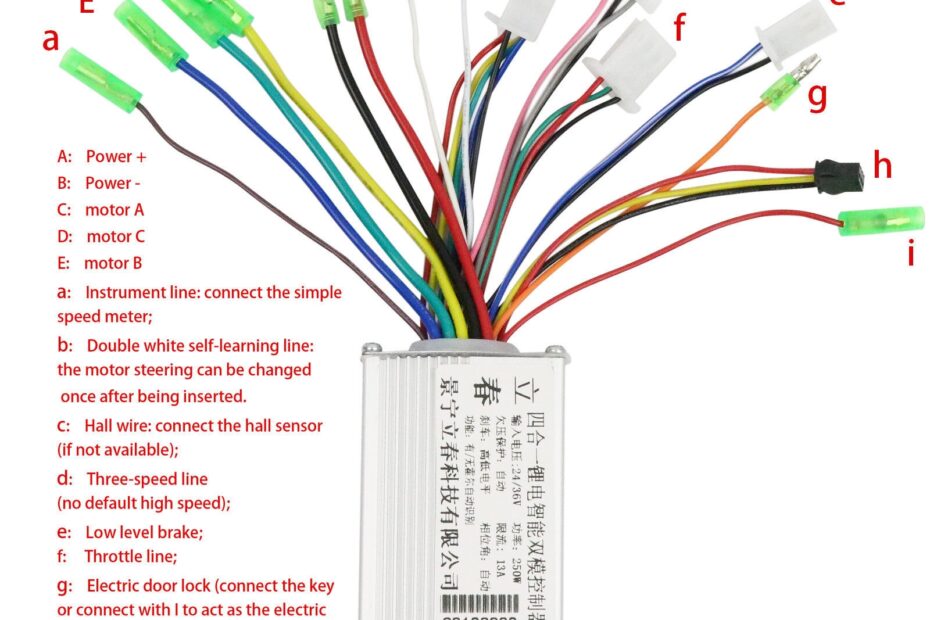Electric Bike Controller Wiring Diagram Within E Electric Scooter My