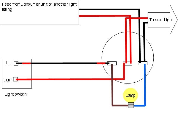 Electric Ceiling Light Wiring Diagram