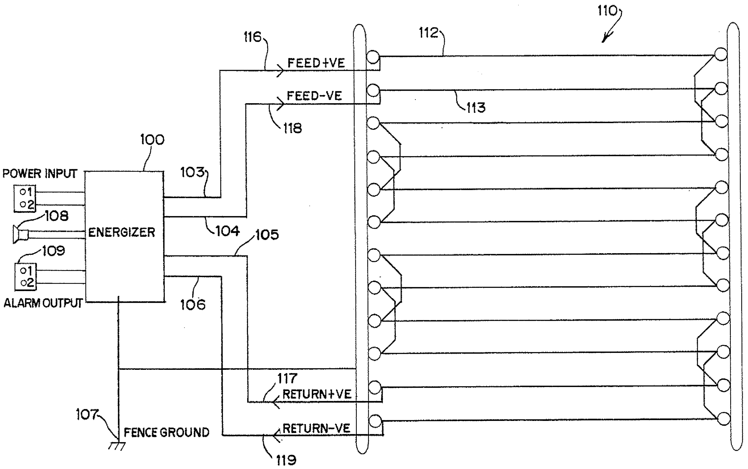 Electric Fence Wiring Circuit Diagram