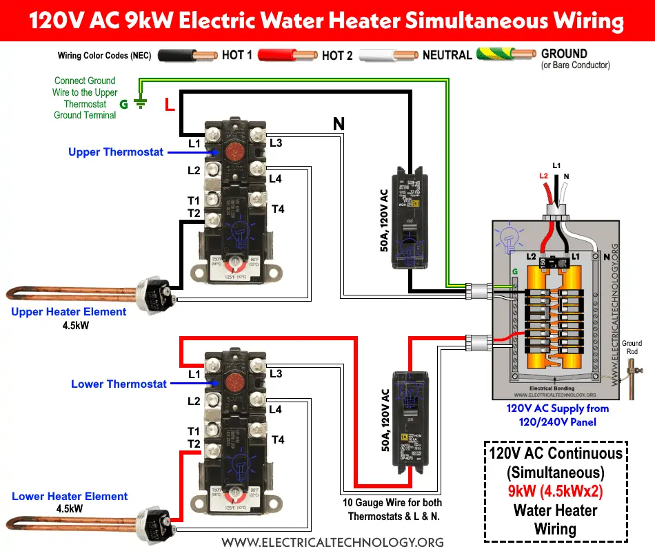 Electric Hot Water Heater Wiring Schematic And Wiring Diagram My XXX 