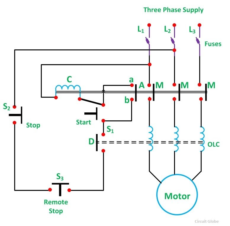 Electric Motor Wiring Diagram 3 Phase