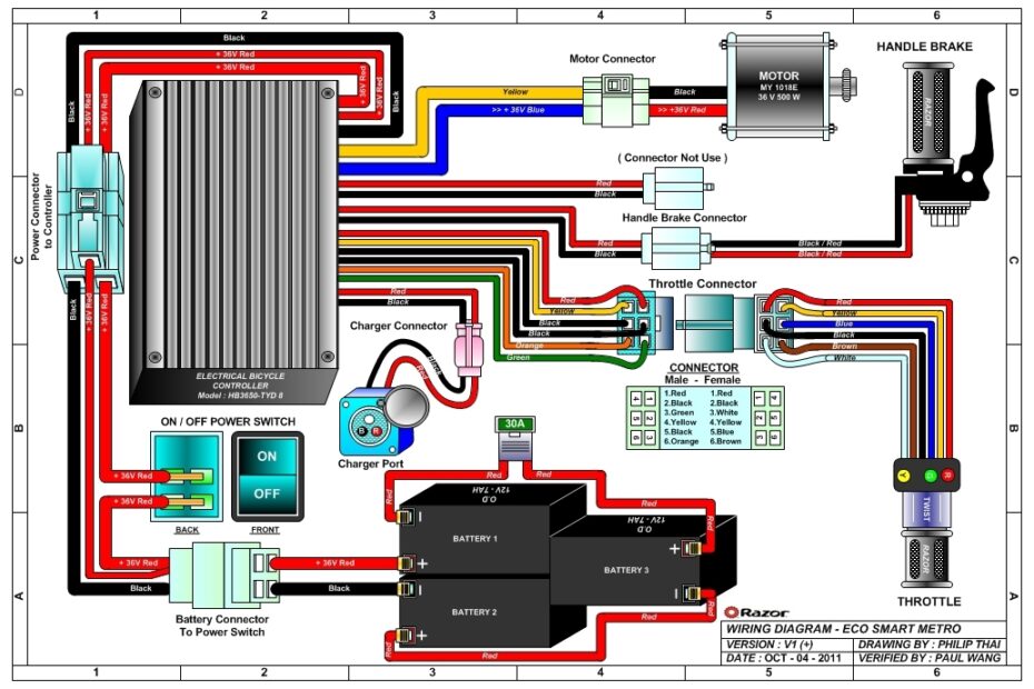 Electric Scooter Wiring Diagram Collection