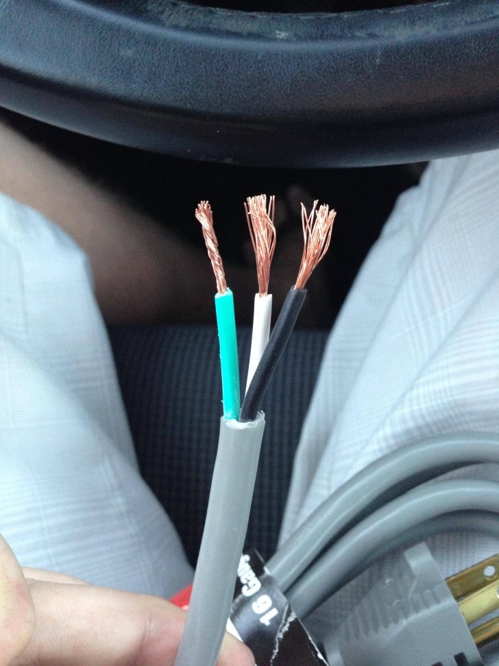 Electrical How Can I Identify The Conductors In An Appliance Cord 3 