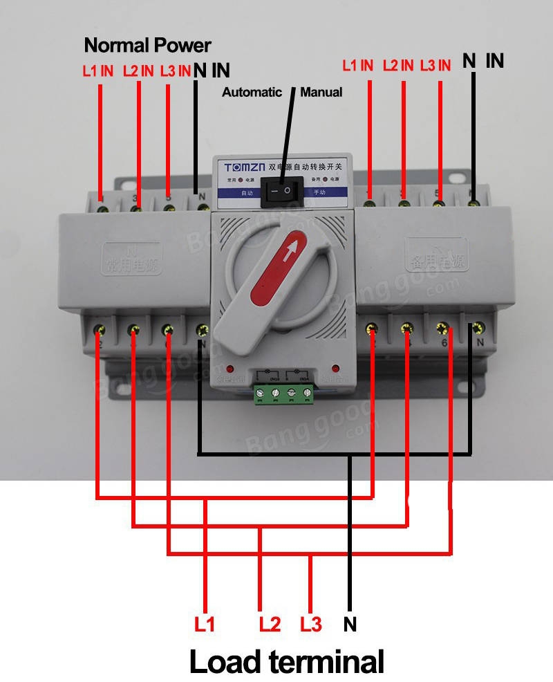 Electrical Transfer Switch Wiring Diagram