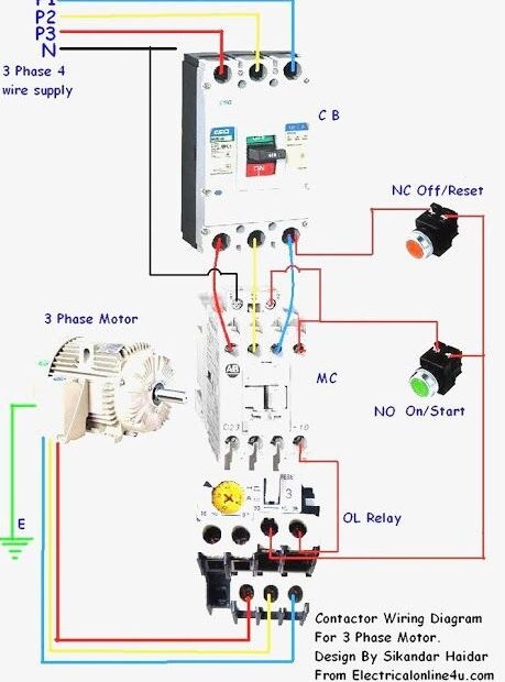 Electrical Wiring Diagrams For Contactors Magnetic Contactor