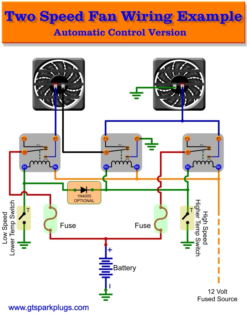 Fan Relay Wiring Diagram Heat