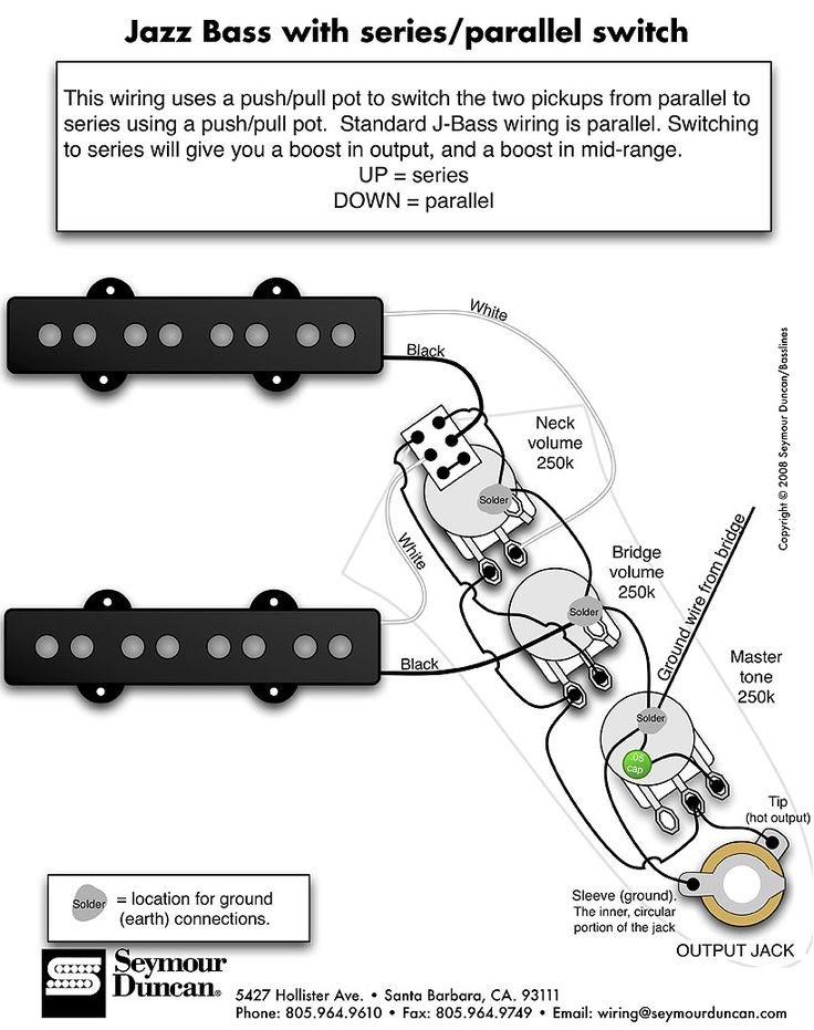 Fender P Bass Wiring Diagram Wiring Diagram