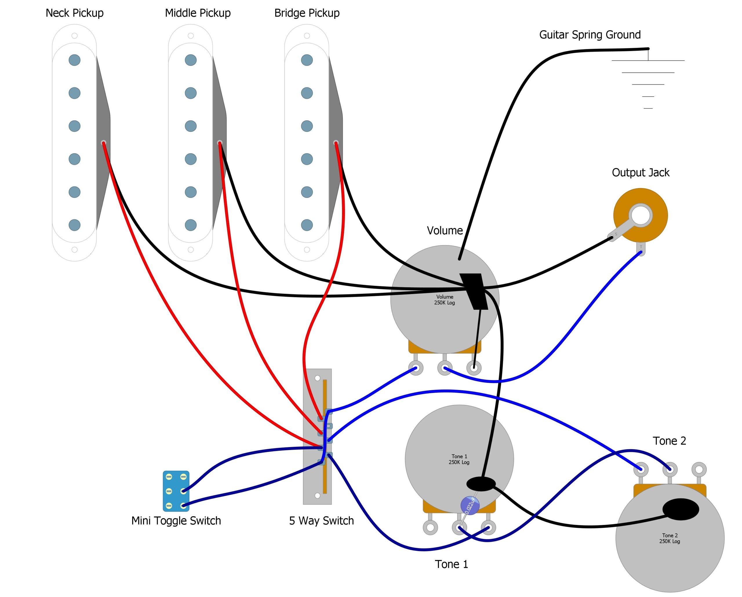 Fender Stratocaster Wiring Diagram Bridge Tone Yarnied