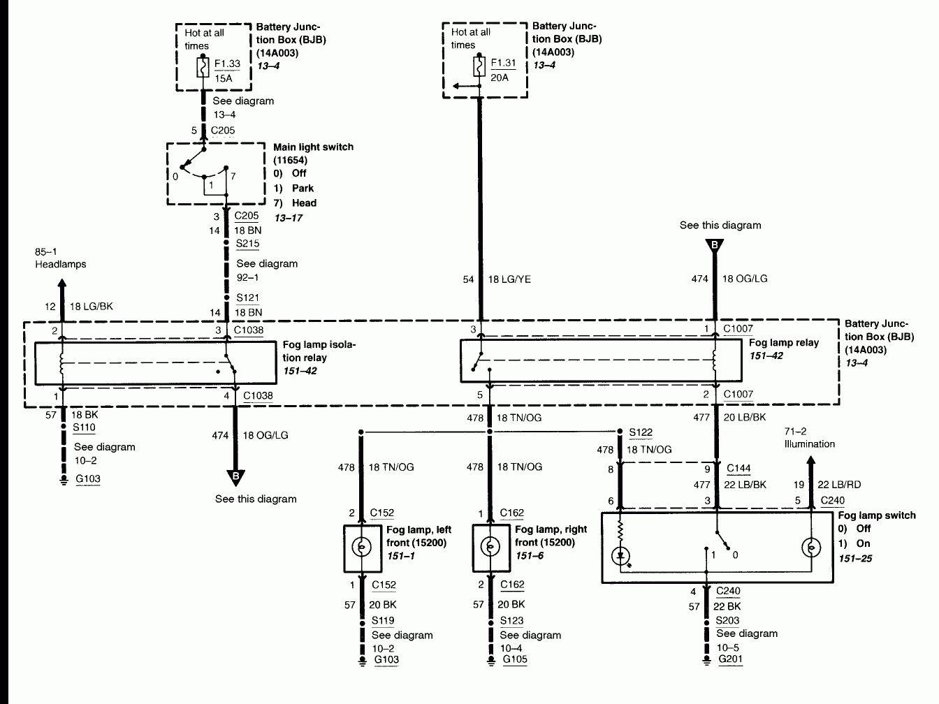 Fog Light Switch Wiring Diagram Database Faceitsalon