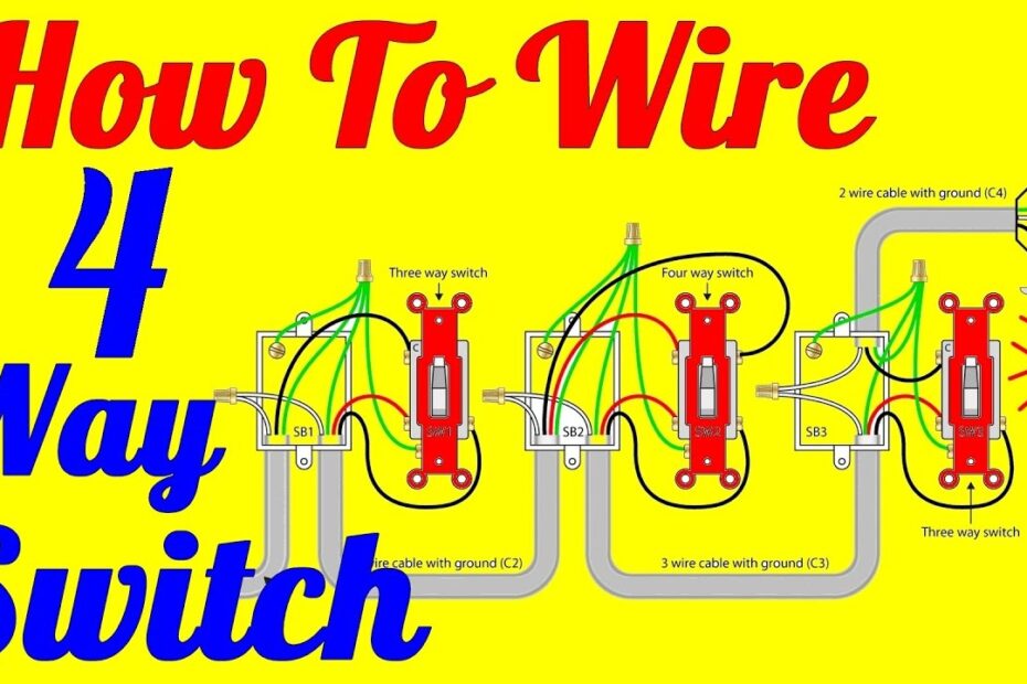 Four Way Switch Light Wiring Diagrams