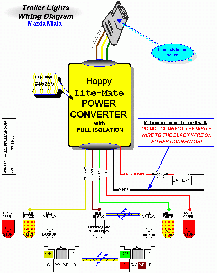 Four Wire Trailer Light Wiring Diagram Database Faceitsalon