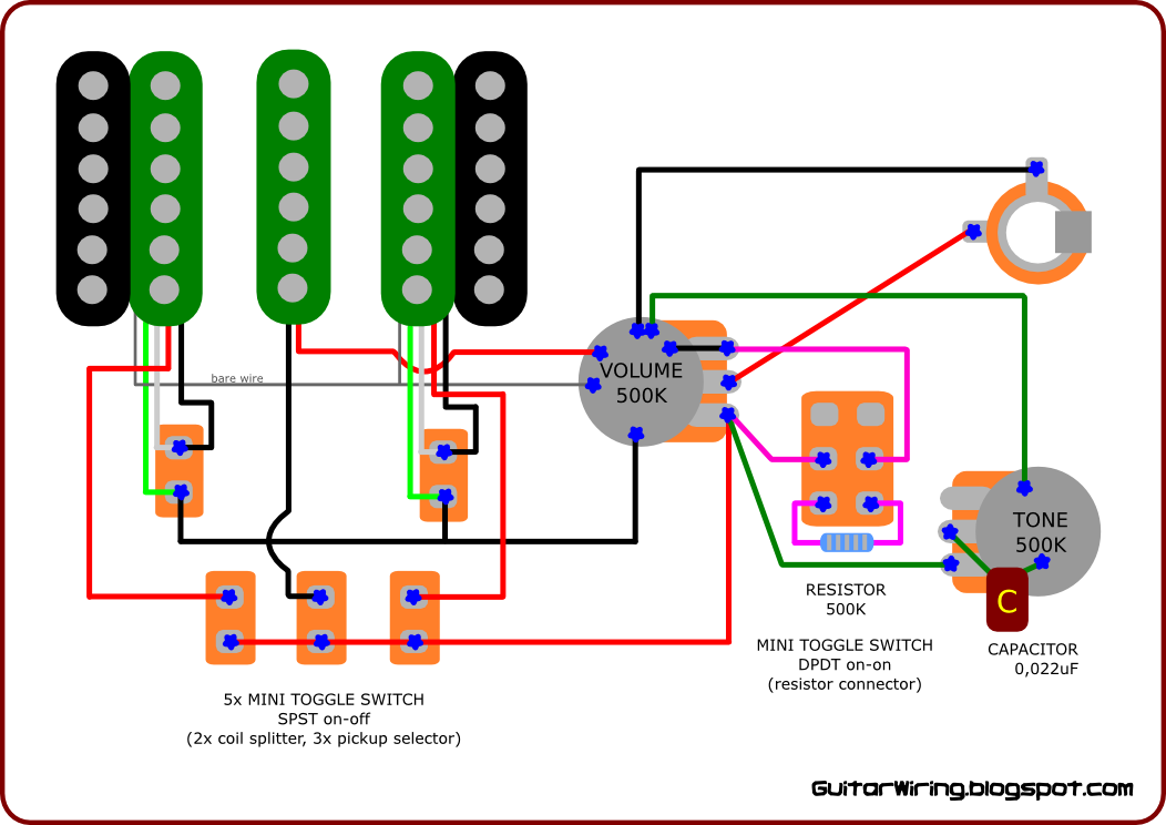 Free Electric Guitar Wiring Diagrams