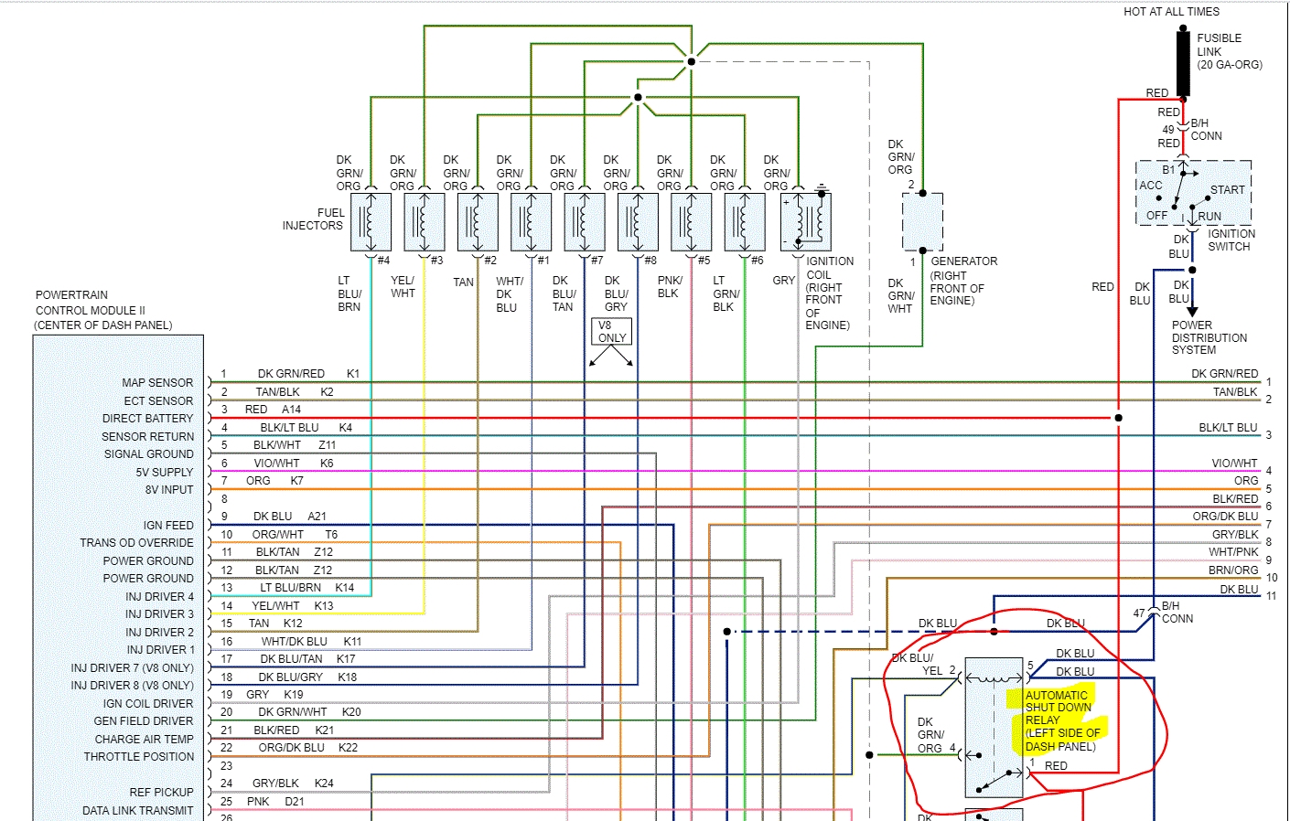 Fuel Pump Relay Wiring Diagram
