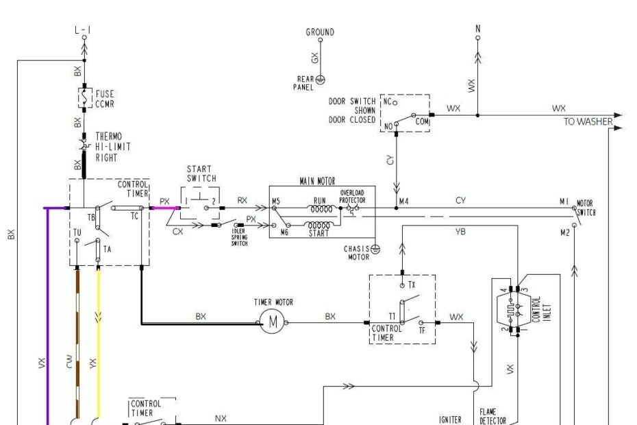 Ge Wiring Diagram Dryer 4K Wallpapers Review
