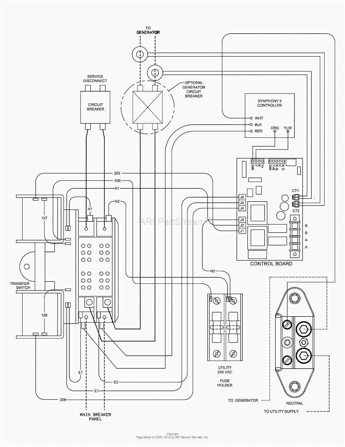 Generac 200 Amp Automatic Transfer Switch Wiring Diagram