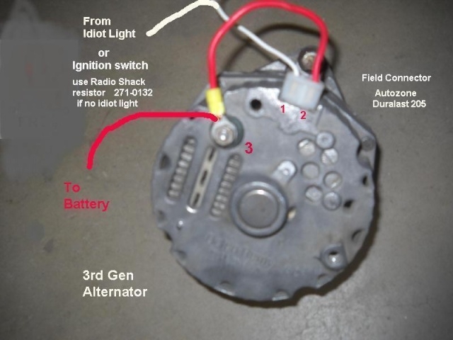 Gm 1 Wire Alternator Wiring Diagram