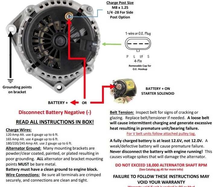 GM One Wire Alternator Wiring Diagram Guide