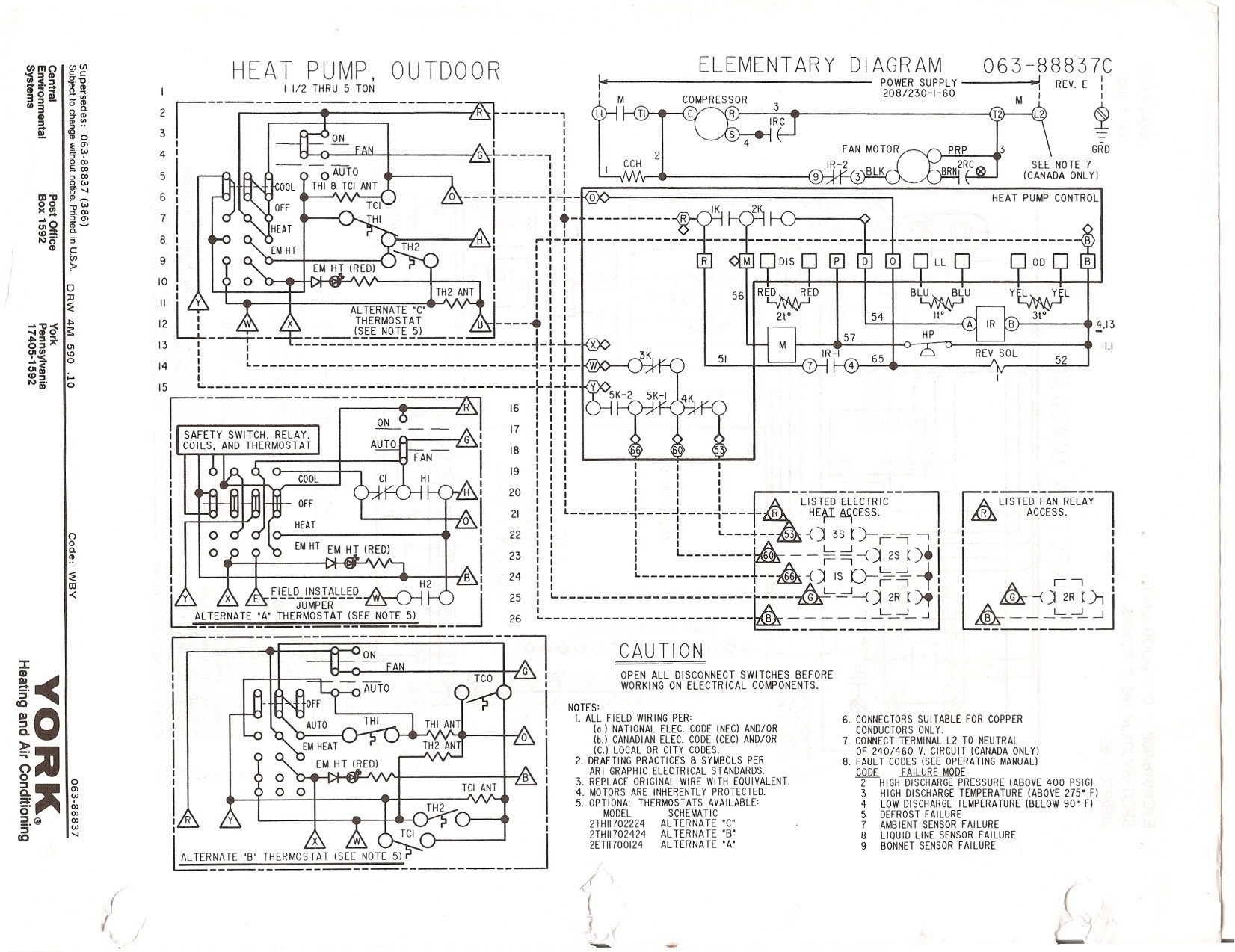 Goodman Air Handler Wiring Schematic Diagram
