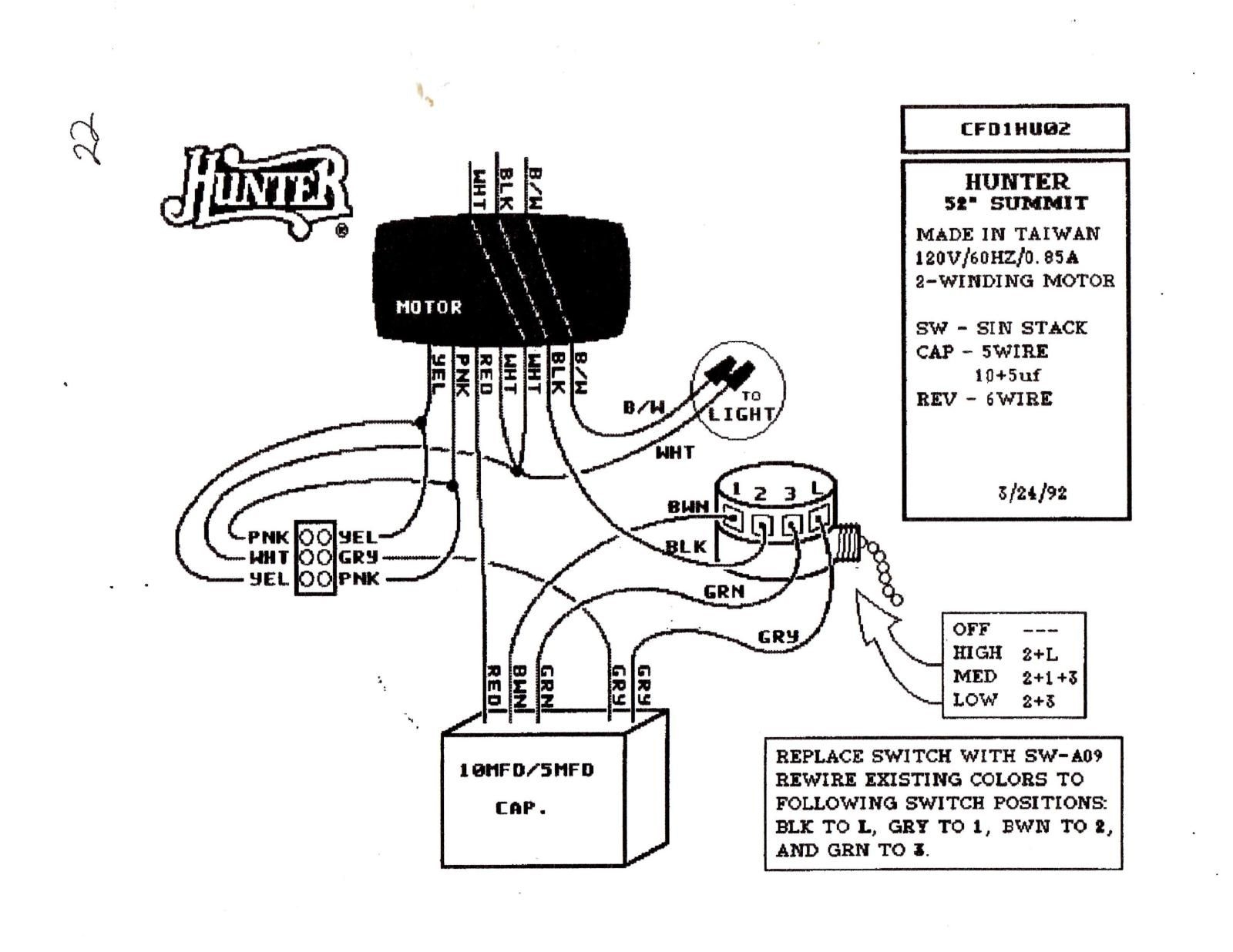 Hampton Bay Ceiling Fan Electrical Wiring Diagram