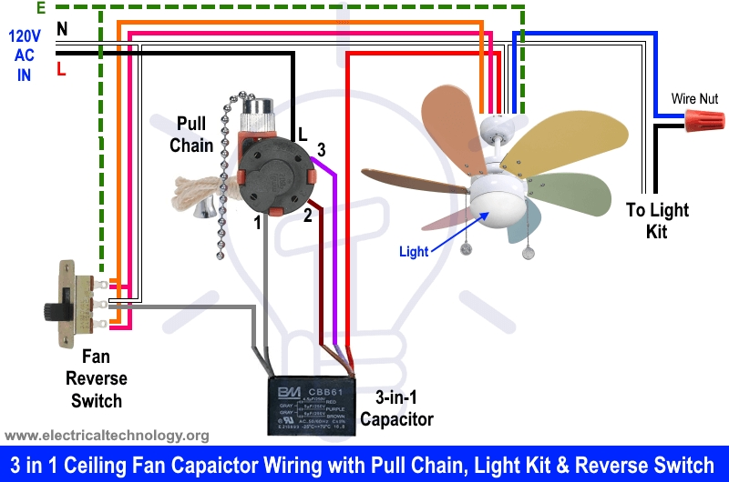 Hampton Bay Ceiling Fan Electrical Wiring Diagram