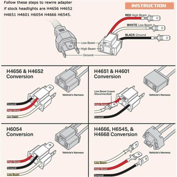 Headlight Plug Wiring Diagram Headlight Plug Wiring Diagram