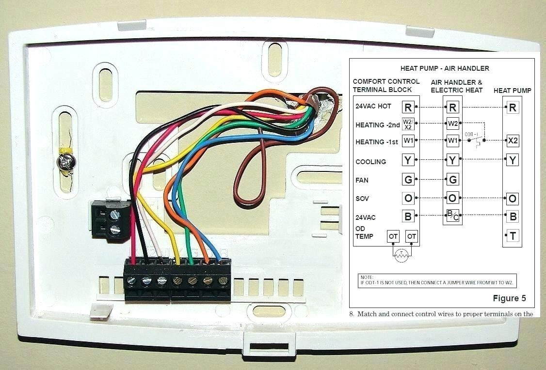 Heat Pump Wiring Diagram Honeywell Thermostat Wiring Heat Pu