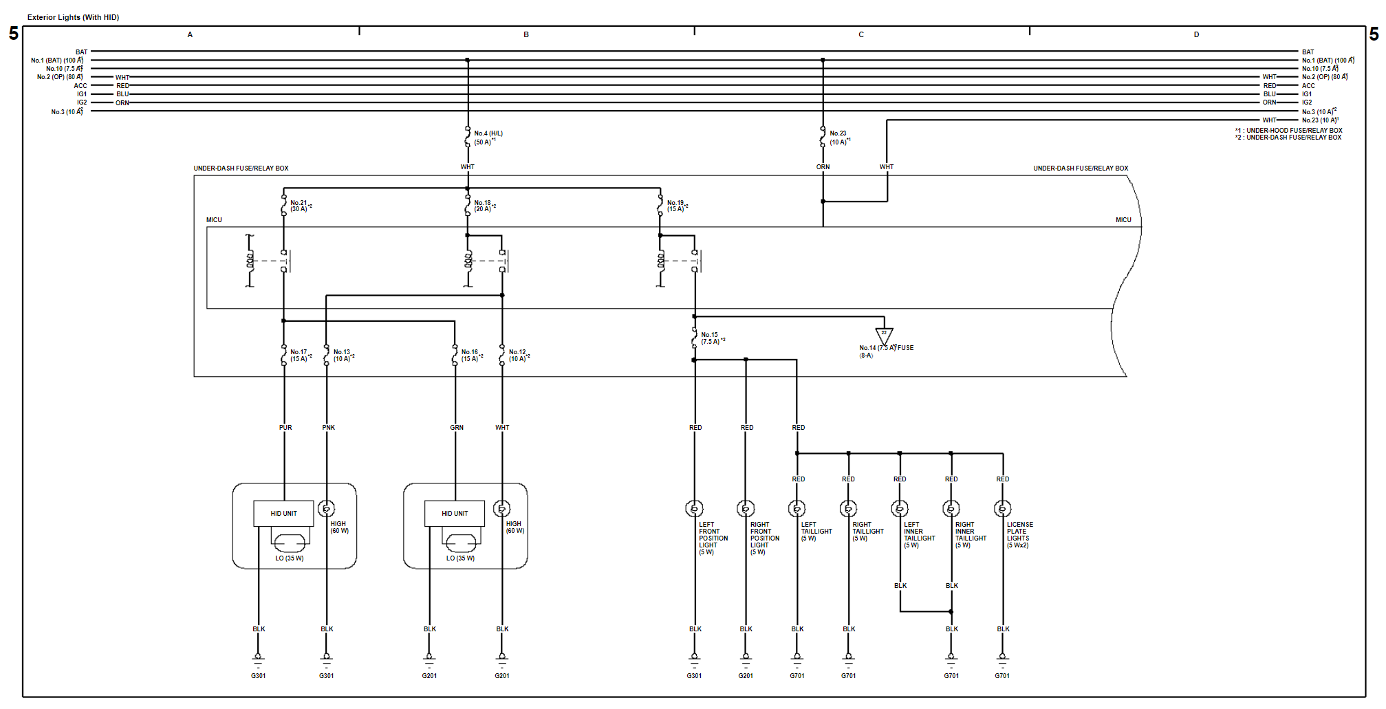 Honda Civic Exterior Lights Wiring Diagram CyberBlogSpot