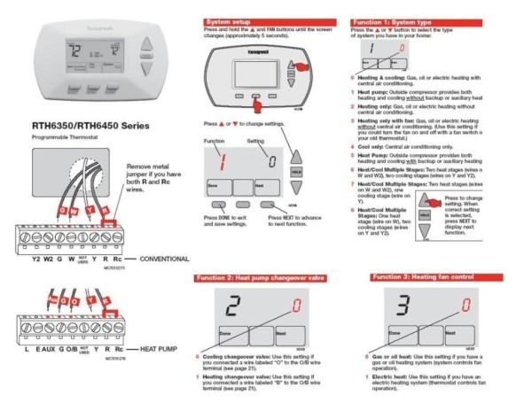 Honeywell Thermostat Wiring