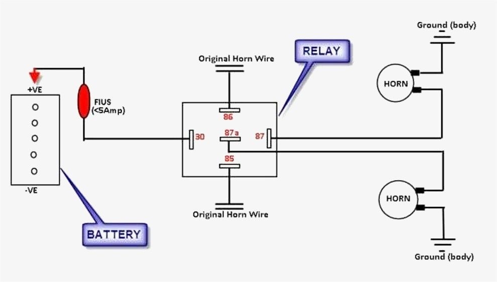 Horn Relay Wiring Diagram 4 Pin