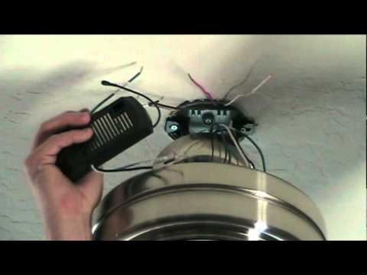 How To Install A Hunter 5Xxxx Series Model Ceiling Fan Youtube 