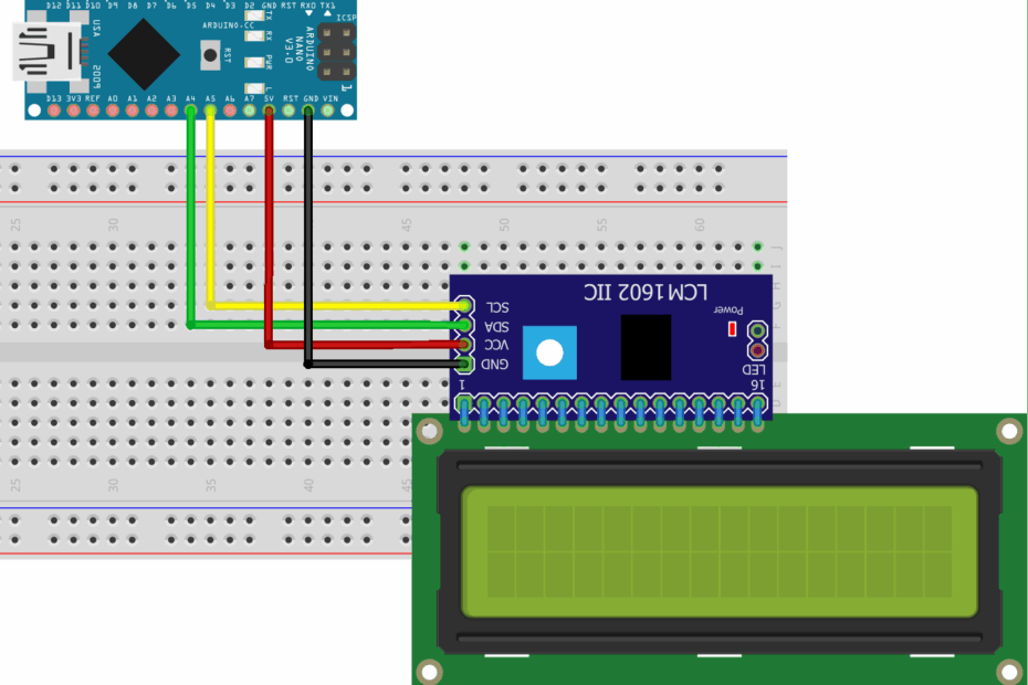 I2C LCD with Arduino Wiring Diagram Schematic Pinout 59 OFF