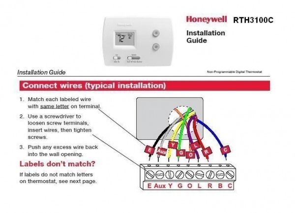 Ideal Honeywell Thermostat Wiring Diagram 6 Wire For Two Way Light 