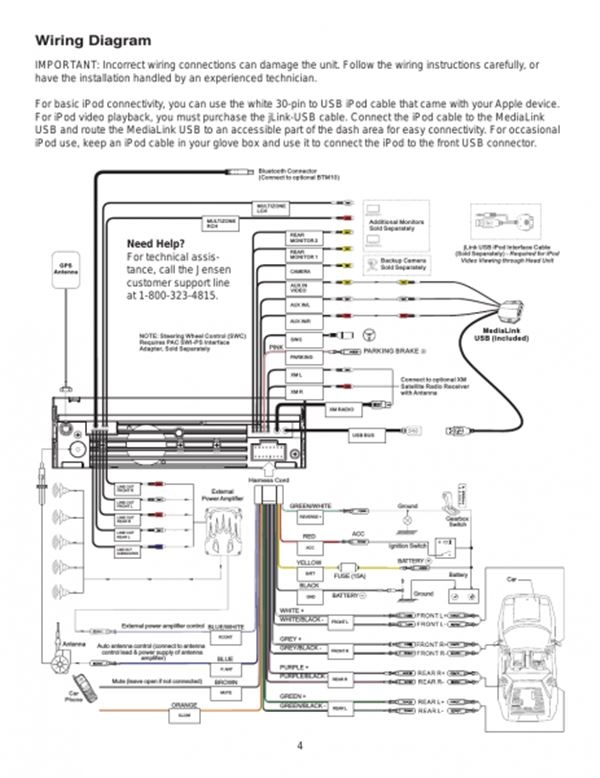 Jensen Vm9224 Wiring Diagram