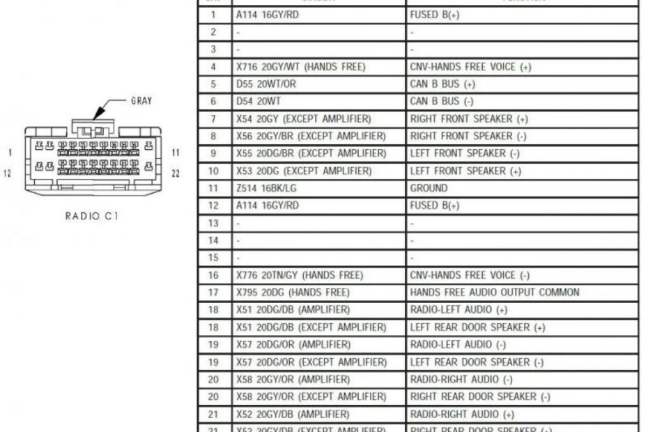 Kenwood 16 Pin Wiring Harness Diagram Moo Wiring