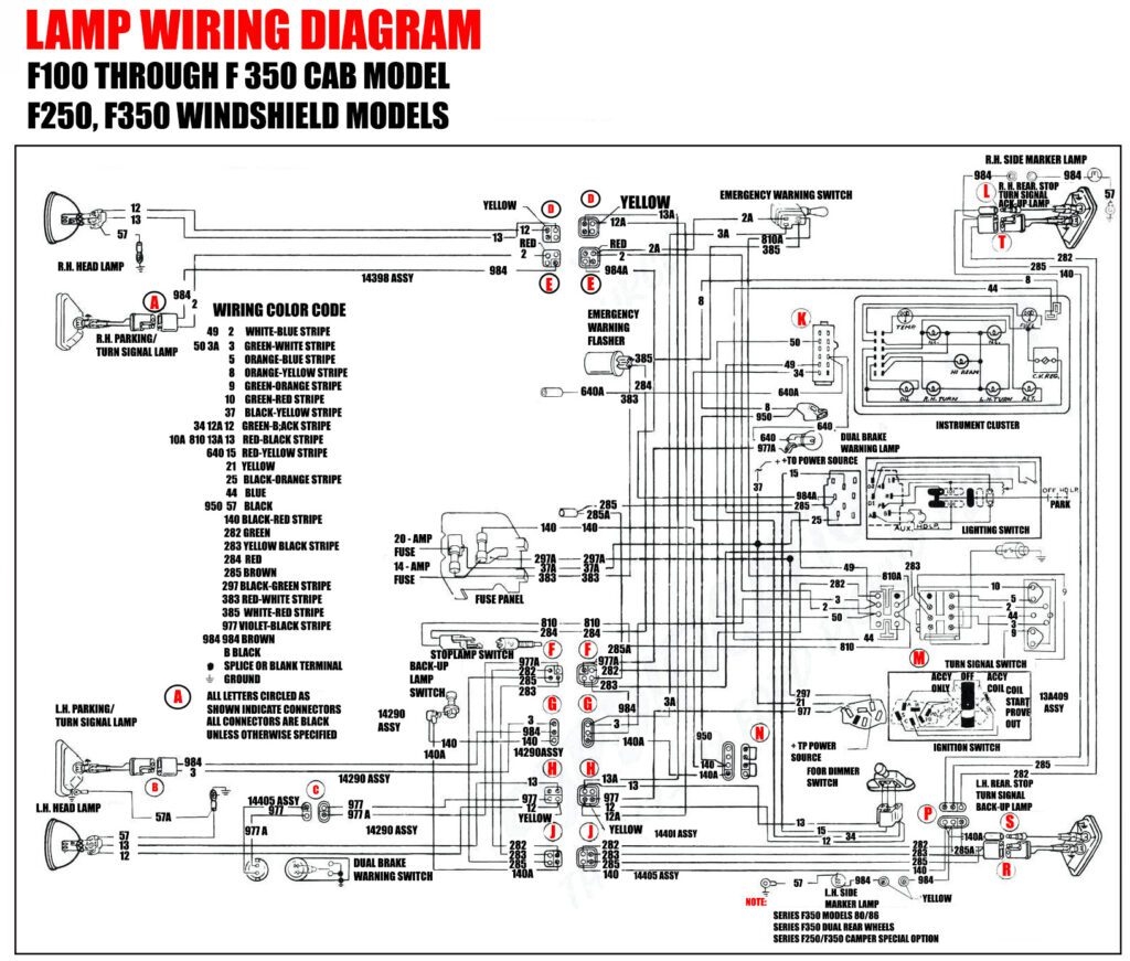 Lamp Wiring Diagram Car Anatomy