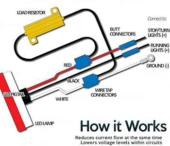 LED Headlight Resistor Wiring Diagram Guide
