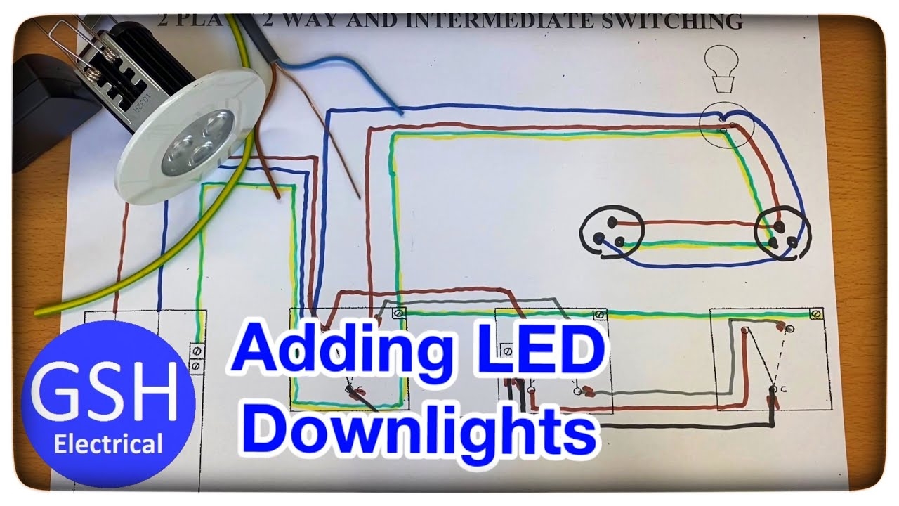 Led Light Fixture Wiring Diagram