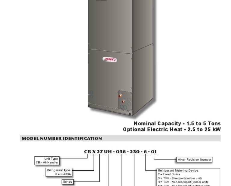 Lennox Air Handler Wiring Diagram