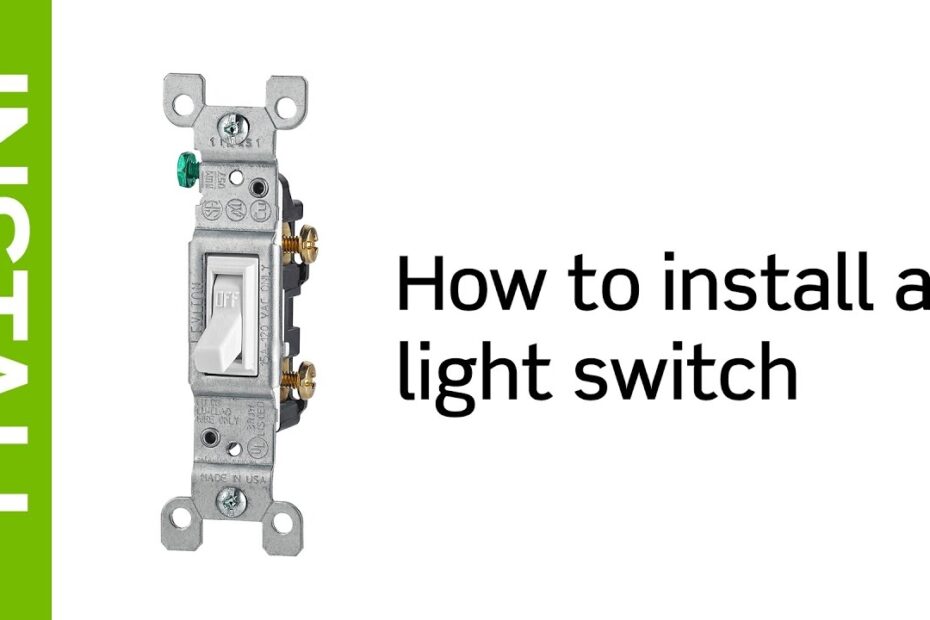 Light Switch Wiring Diagram Single Pole Light Switch Wiring Learn How
