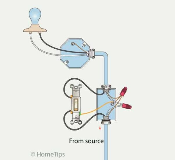 Light Switch Wiring Diagram Single Pole Light Switch Wiring Learn How 