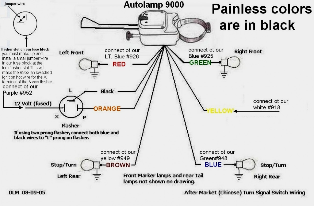 Load Wiring Universal Turn Signal Wiring Diagram