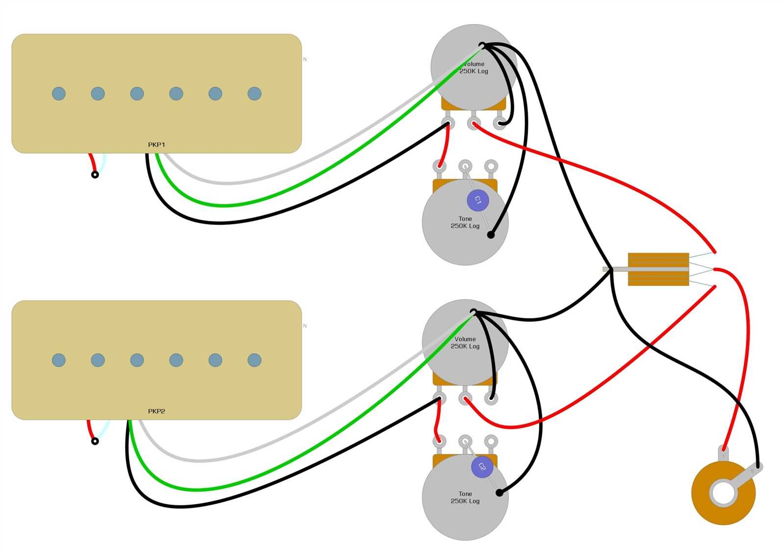 LP Modern Wiring Split Coil Diagram Guide