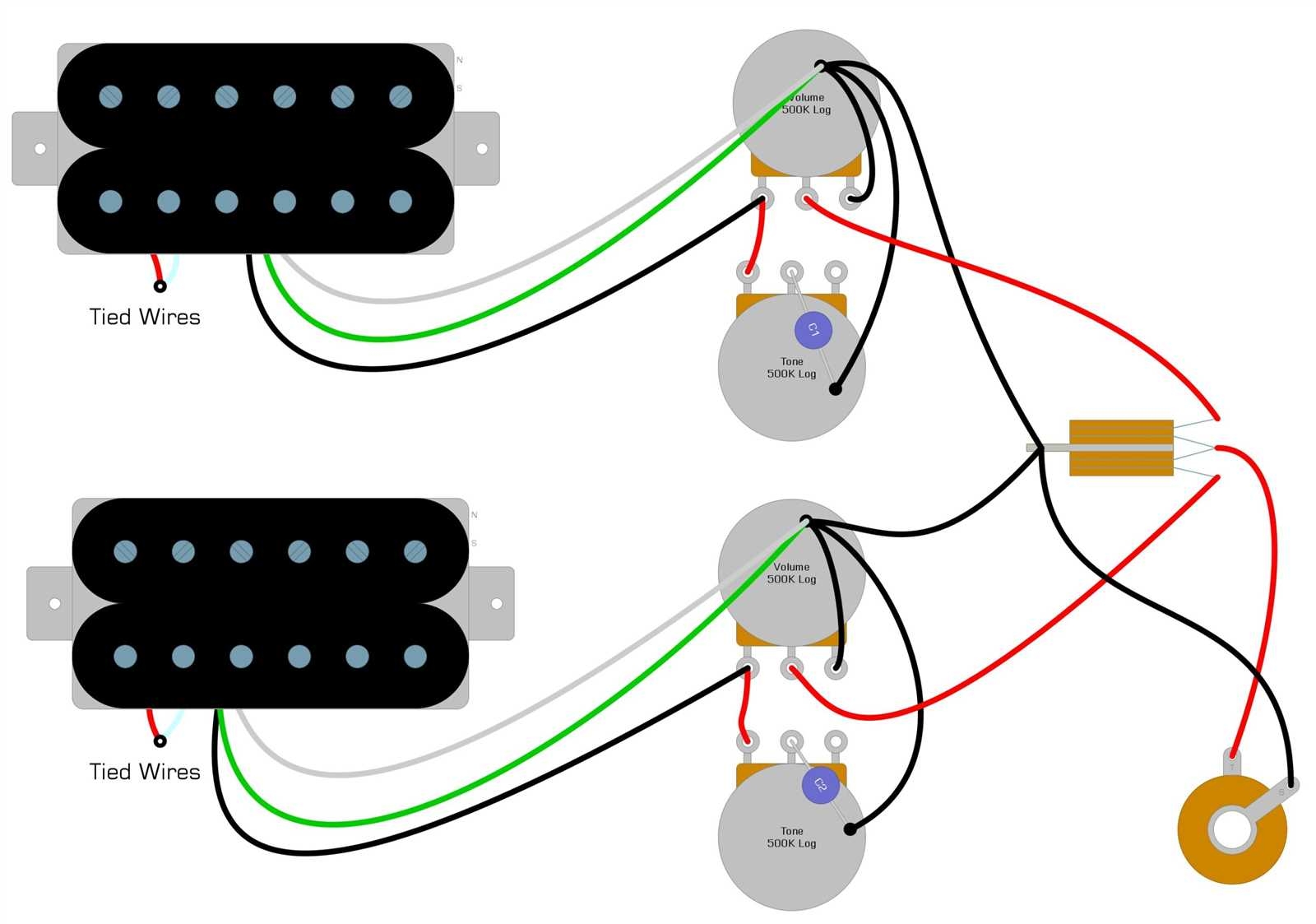 LP Modern Wiring Split Coil Diagram Guide