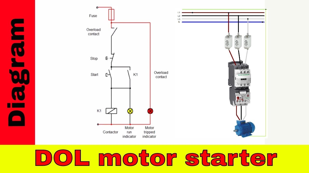 Motor Starter One Line Diagram